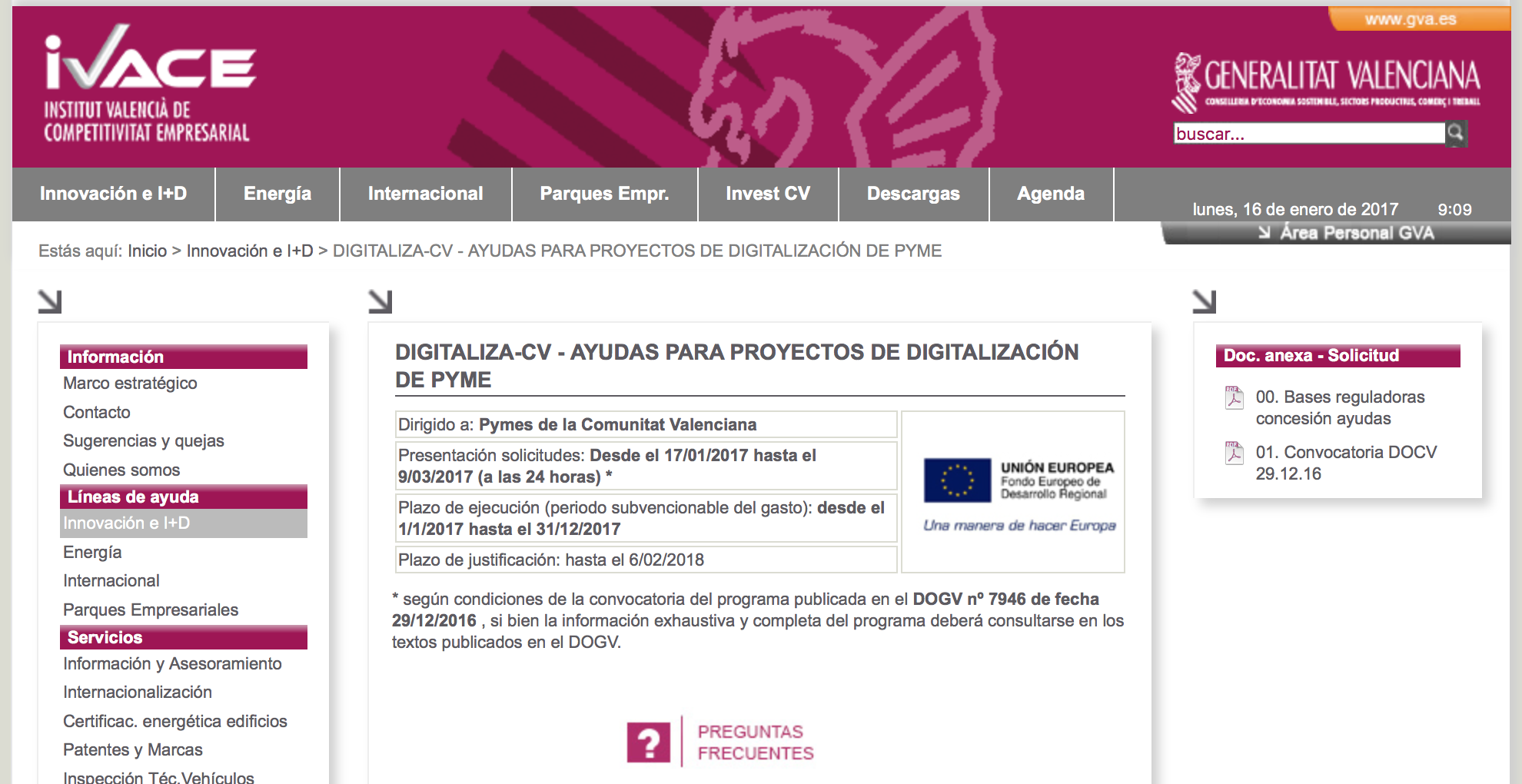 IVACE Ayudas digitalización para pymes Comunidad Valenciana