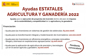 Ayudas estatales agricultura y ganadería