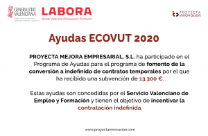 ayudas ECOVUT 2020