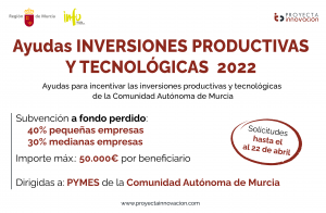 ayudas inversiones productivas y tecnológicas 2022