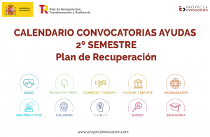 Calendario proximas convocatorias