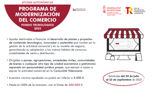 programa modernización comercio