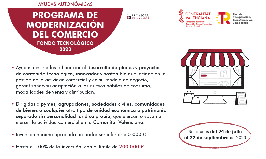 programa modernización comercio