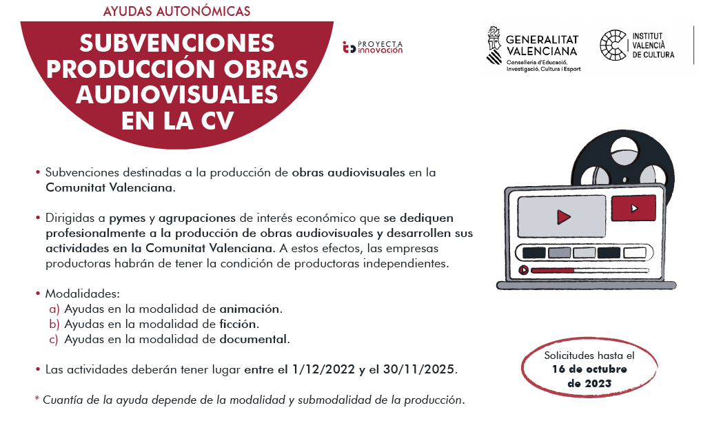 producción obras audiovisuales